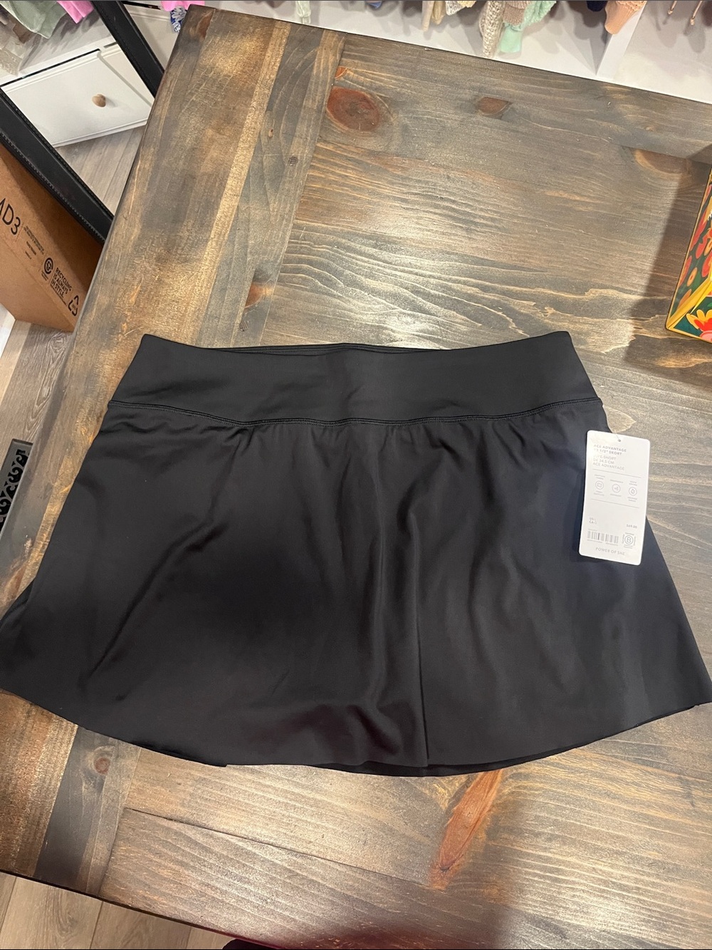 Athleta Black Ace Advantage 13 1/2” Skort